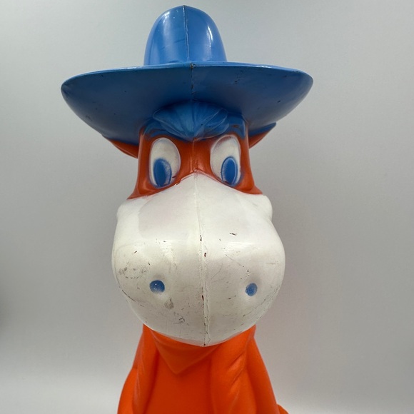 VTG 1960 HANNA-BARBERA QUICK-DRAW MCGRAW BUBBLE BATH SOAKY COIN BANK 9.5" - Picture 16 of 16